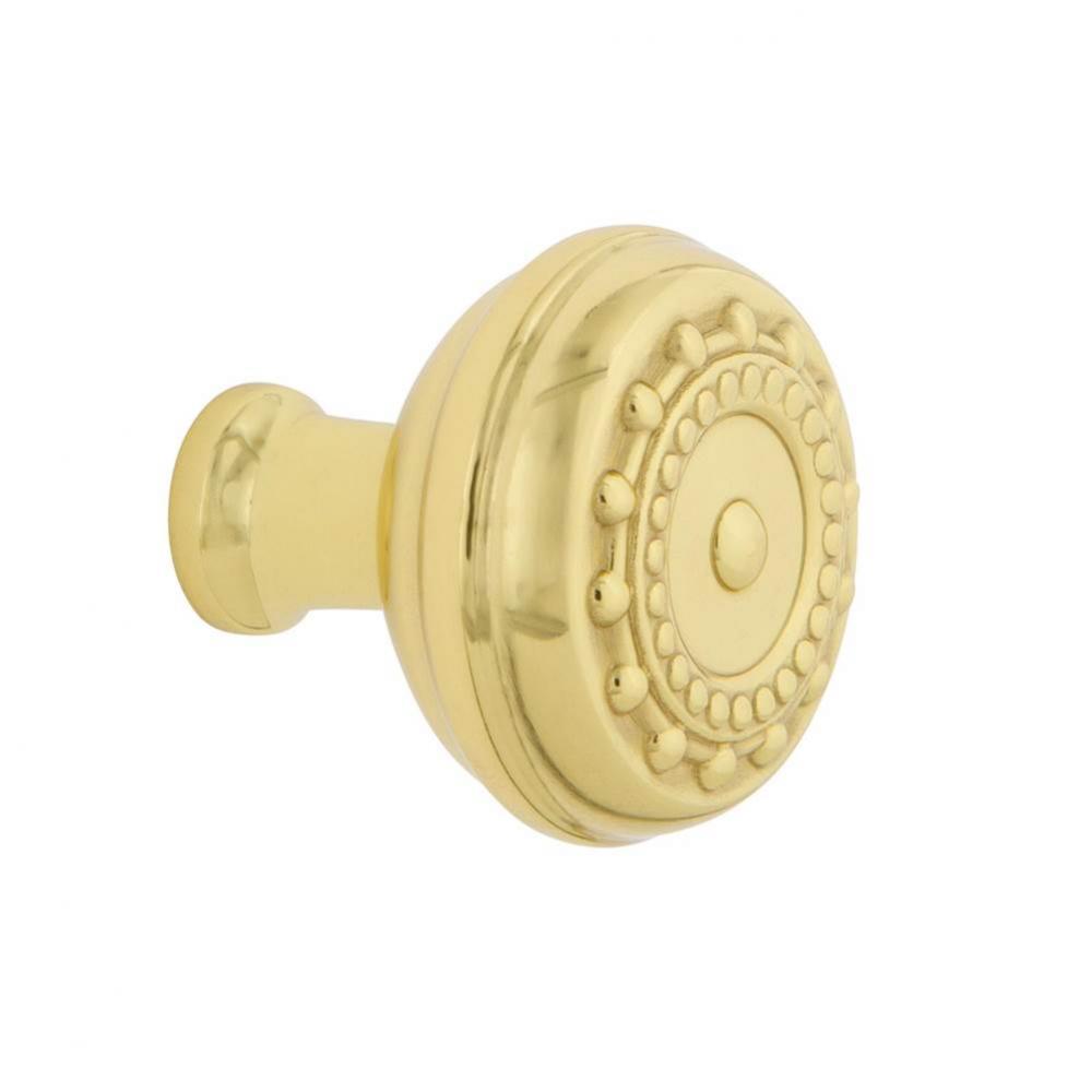 Nostalgic Warehouse Meadows Brass 1 3/8'' Cabinet Knob in Unlacquered Brass