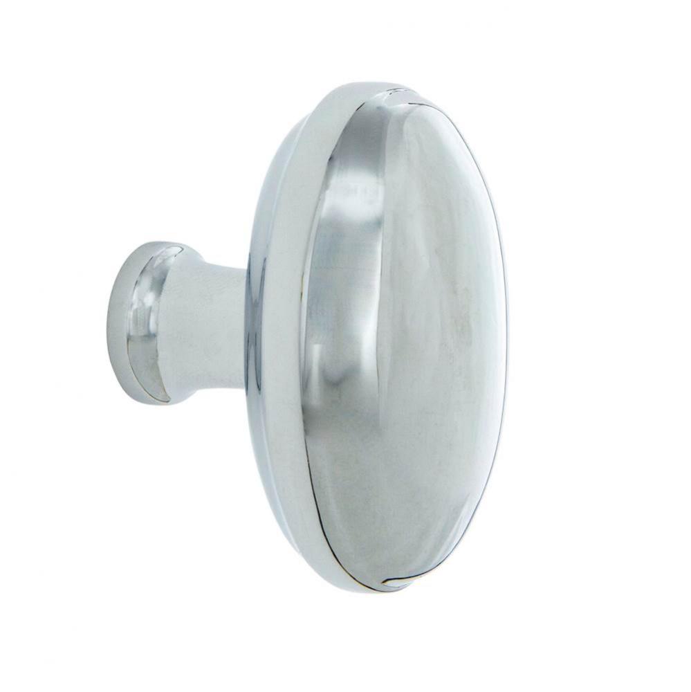 Nostalgic Warehouse Homestead Brass 1 3/4'' Cabinet Knob in Bright Chrome
