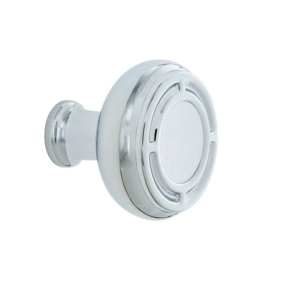 Nostalgic Warehouse Mission Brass 1 3/8'' Cabinet Knob in Bright Chrome