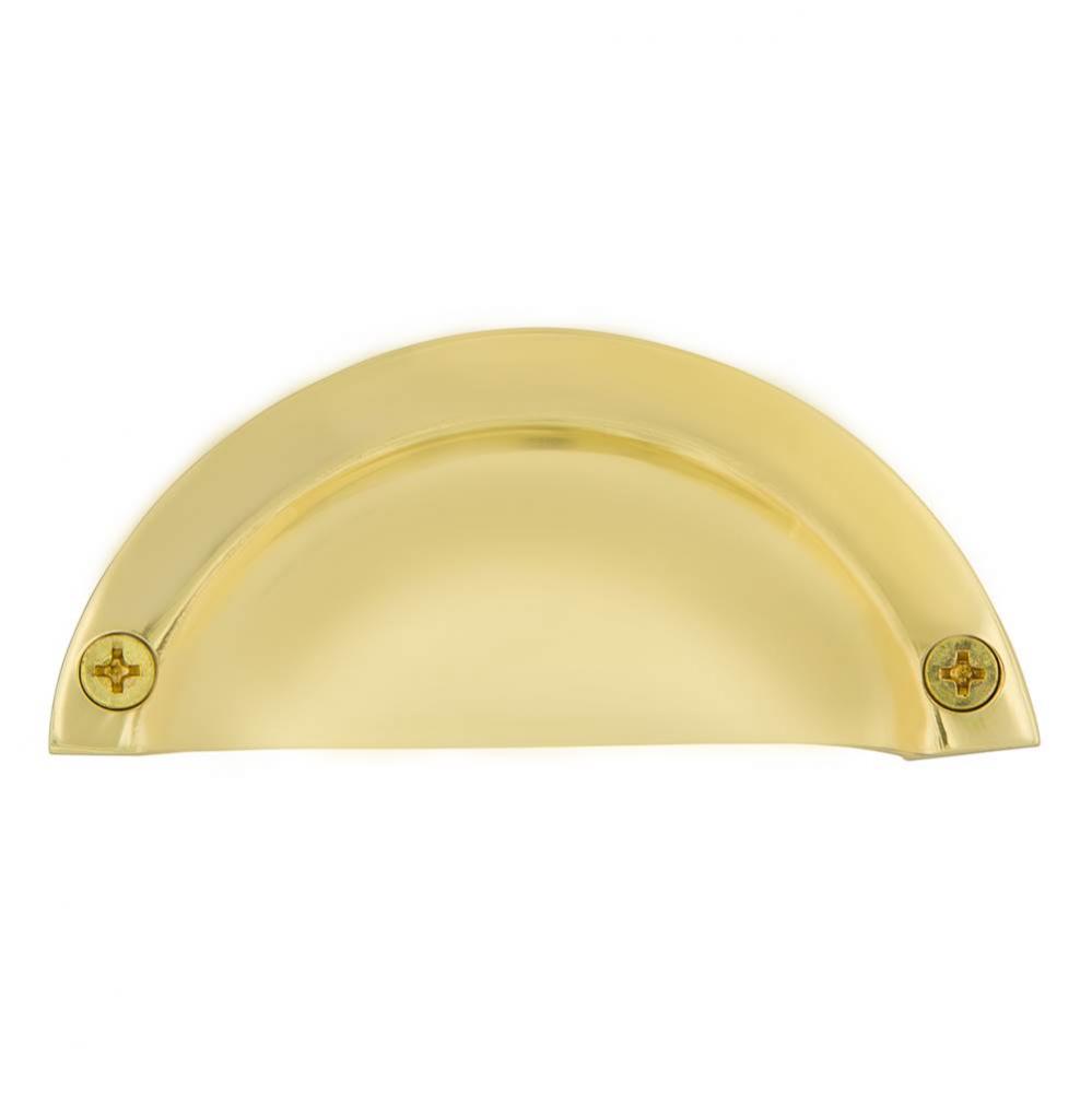 Nostalgic Warehouse Plain Bin Pull in Unlacquered Brass