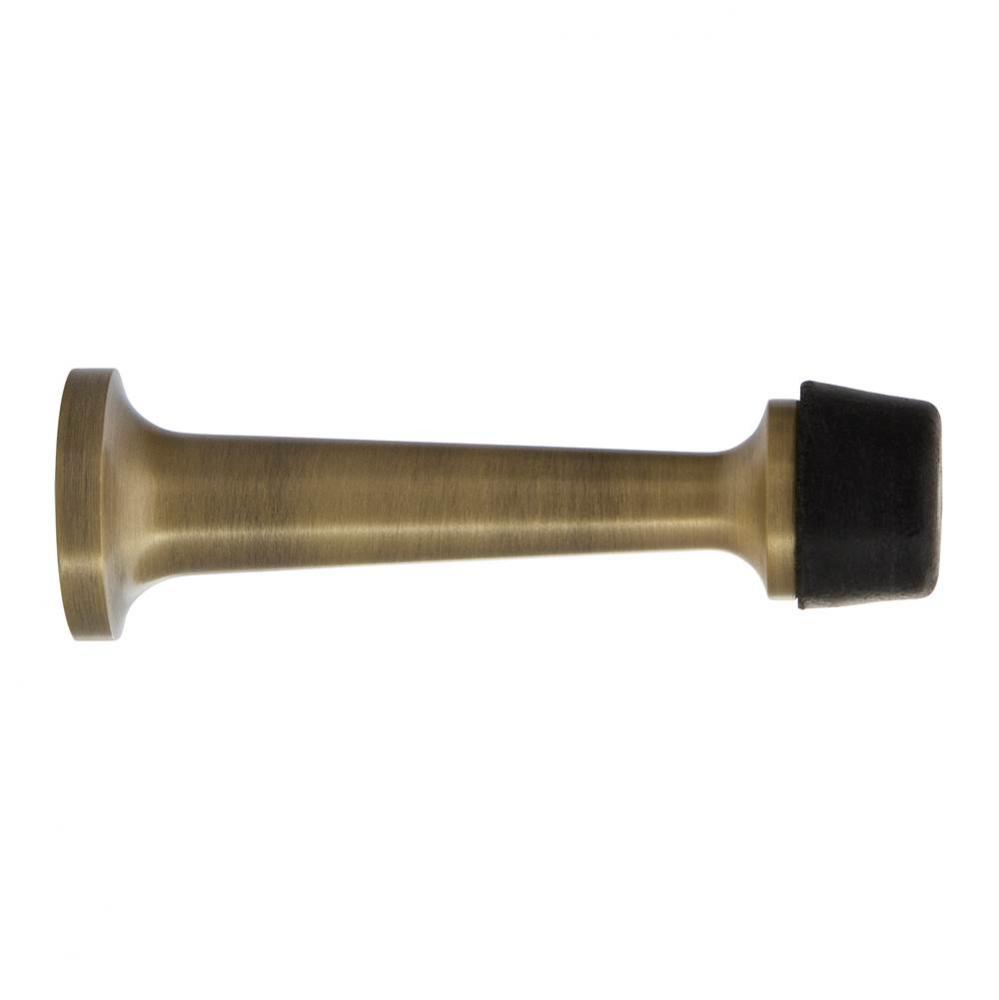 Nostalgic Warehouse Rubber Tipped Door Stop in Antique Brass