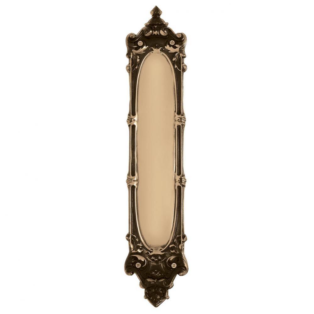 Nostalgic Warehouse Louis Pushplate in Antique Brass