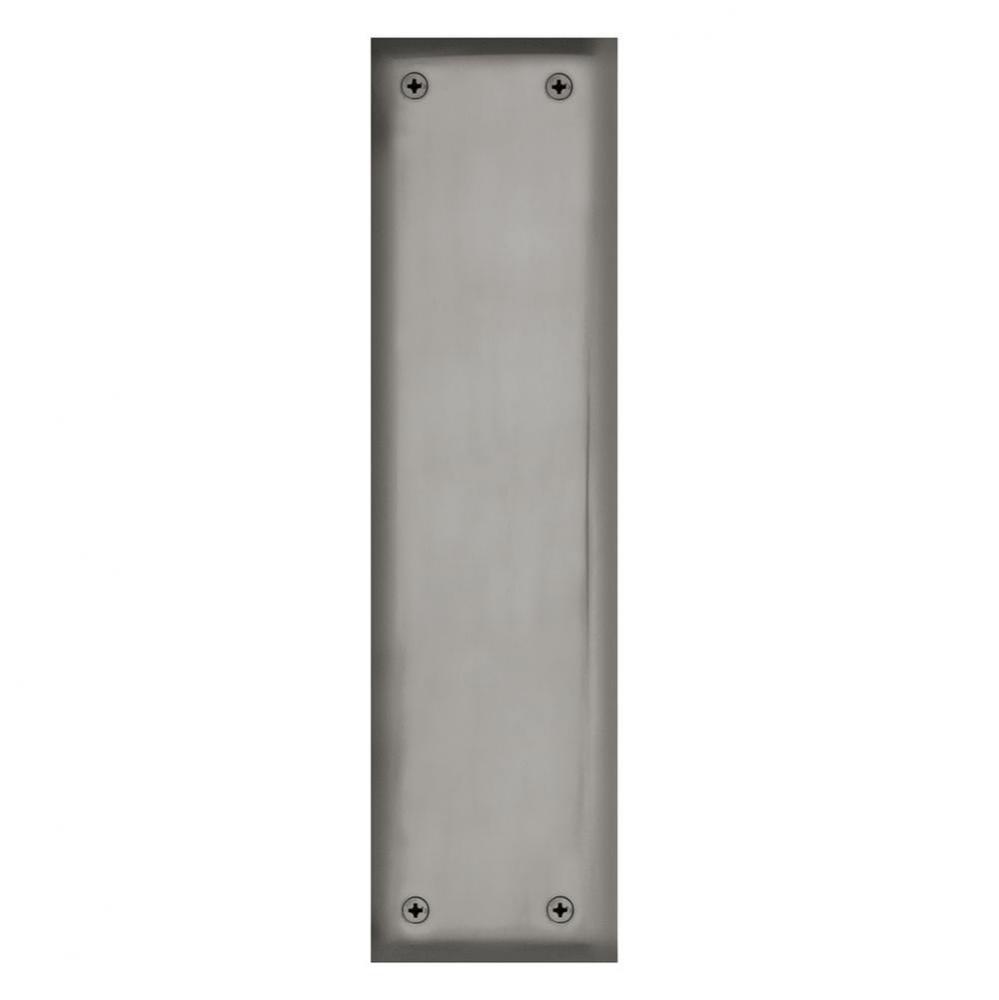 Nostalgic Warehouse New York Pushplate in Bright Chrome