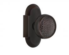 Nostalgic Warehouse 700234 - Nostalgic Warehouse Cottage Plate Passage Craftsman Door Knob in Timeless Bronze