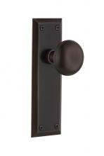 Nostalgic Warehouse 700337 - Nostalgic Warehouse New York Plate Passage New York Door Knob in Timeless Bronze