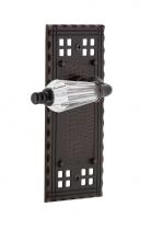 Nostalgic Warehouse 700530 - Nostalgic Warehouse Craftsman Plate Single Dummy Parlor Lever in Timeless Bronze