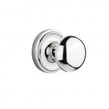 Nostalgic Warehouse 701230 - Nostalgic Warehouse Classic Rosette Privacy New York Door Knob in Bright Chrome