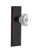 Nostalgic Warehouse 702964 - Nostalgic Warehouse New York Plate Privacy Waldorf Door Knob in Timeless Bronze
