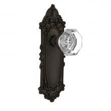 Nostalgic Warehouse 704063 - Nostalgic Warehouse Victorian Plate Double Dummy Waldorf Door Knob in Oil-Rubbed Bronze
