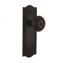 Nostalgic Warehouse 704293 - Nostalgic Warehouse Meadows Plate Double Dummy Meadows Door Knob in Oil-Rubbed Bronze
