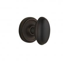 Nostalgic Warehouse 704758 - Nostalgic Warehouse Classic Rosette Double Dummy Homestead Door Knob in Oil-Rubbed Bronze