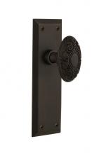 Nostalgic Warehouse 705017 - Nostalgic Warehouse New York Plate Passage Victorian Door Knob in Oil-Rubbed Bronze