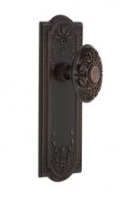 Nostalgic Warehouse 705190 - Nostalgic Warehouse Meadows Plate Single Dummy Victorian Door Knob in Timeless Bronze