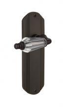 Nostalgic Warehouse 706018 - Nostalgic Warehouse Deco Plate Privacy Parlor Lever in Oil-Rubbed Bronze