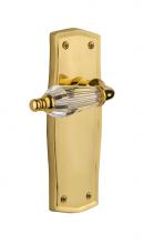 Nostalgic Warehouse 706967 - Nostalgic Warehouse Prairie Plate Double Dummy Parlor Lever in Polished Brass