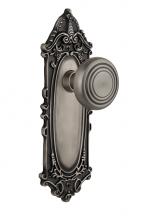 Nostalgic Warehouse 707358 - Nostalgic Warehouse Victorian Plate Double Dummy Deco Door Knob in Antique Pewter