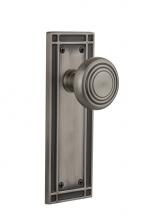 Nostalgic Warehouse 707388 - Nostalgic Warehouse Mission Plate Passage Deco Door Knob in Antique Pewter