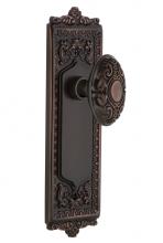 Nostalgic Warehouse 707494 - Nostalgic Warehouse Egg & Dart Plate Double Dummy Victorian Door Knob in Timeless Bronze