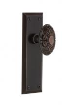 Nostalgic Warehouse 707530 - Nostalgic Warehouse New York Plate Double Dummy Victorian Door Knob in Timeless Bronze
