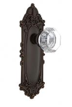 Nostalgic Warehouse 708070 - Nostalgic Warehouse Victorian Plate Double Dummy Waldorf Door Knob in Timeless Bronze
