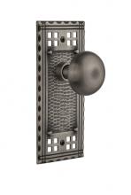 Nostalgic Warehouse 708678 - Nostalgic Warehouse Craftsman Plate Passage New York Door Knob in Antique Pewter