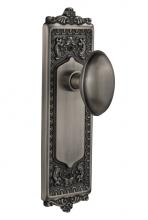 Nostalgic Warehouse 708913 - Nostalgic Warehouse Egg & Dart Plate Passage Homestead Door Knob in Antique Pewter