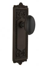 Nostalgic Warehouse 708914 - Nostalgic Warehouse Egg & Dart Plate Passage Homestead Door Knob in Oil-Rubbed Bronze