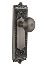 Nostalgic Warehouse 708932 - Nostalgic Warehouse Egg & Dart Plate Passage New York Door Knob in Antique Pewter