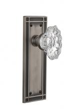 Nostalgic Warehouse 709222 - Nostalgic Warehouse Mission Plate Passage Chateau Door Knob in Antique Pewter