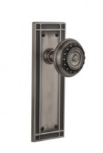 Nostalgic Warehouse 709252 - Nostalgic Warehouse Mission Plate Passage Meadows Door Knob in Antique Pewter