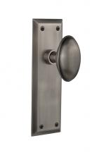 Nostalgic Warehouse 709359 - Nostalgic Warehouse New York Plate Passage Homestead Door Knob in Antique Pewter