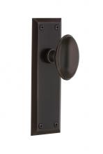Nostalgic Warehouse 709364 - Nostalgic Warehouse New York Plate Passage Homestead Door Knob in Timeless Bronze