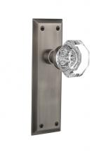Nostalgic Warehouse 709434 - Nostalgic Warehouse New York Plate Passage Waldorf Door Knob in Antique Pewter