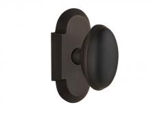 Nostalgic Warehouse 712913 - Nostalgic Warehouse Cottage Plate Privacy Homestead Door Knob in Oil-Rubbed Bronze