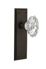 Nostalgic Warehouse 713643 - Nostalgic Warehouse New York Plate Passage Chateau Door Knob in Oil-Rubbed Bronze