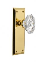 Nostalgic Warehouse 713646 - Nostalgic Warehouse New York Plate Passage Chateau Door Knob in Unlacquered Brass