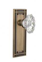 Nostalgic Warehouse 713666 - Nostalgic Warehouse Mission Plate Passage Chateau Door Knob in Antique Brass
