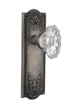 Nostalgic Warehouse 713734 - Nostalgic Warehouse Meadows Plate Single Dummy Chateau Door Knob in Antique Pewter