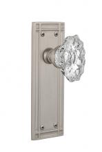 Nostalgic Warehouse 713867 - Nostalgic Warehouse Mission Plate Double Dummy Chateau Door Knob in Satin Nickel