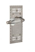 Nostalgic Warehouse 714123 - Nostalgic Warehouse Craftsman Plate Passage Parlor Lever in Satin Nickel