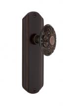 Nostalgic Warehouse 714924 - Nostalgic Warehouse Deco Plate Privacy Victorian Door Knob in Timeless Bronze