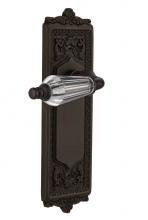 Nostalgic Warehouse 715036 - Nostalgic Warehouse Egg & Dart Plate Privacy Parlor Lever in Oil-Rubbed Bronze
