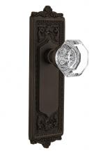 Nostalgic Warehouse 715064 - Nostalgic Warehouse Egg & Dart Plate Privacy Waldorf Door Knob in Oil-Rubbed Bronze
