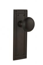 Nostalgic Warehouse 716208 - Nostalgic Warehouse Mission Plate Privacy New York Door Knob in Oil-Rubbed Bronze