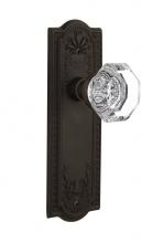 Nostalgic Warehouse 717184 - Nostalgic Warehouse Meadows Plate Privacy Waldorf Door Knob in Oil-Rubbed Bronze