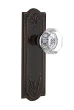 Nostalgic Warehouse 717187 - Nostalgic Warehouse Meadows Plate Privacy Waldorf Door Knob in Timeless Bronze