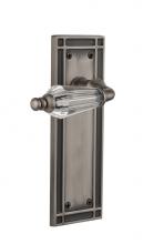 Nostalgic Warehouse 717262 - Nostalgic Warehouse Mission Plate Privacy Parlor Lever in Antique Pewter