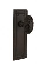 Nostalgic Warehouse 717278 - Nostalgic Warehouse Mission Plate Privacy Victorian Door Knob in Oil-Rubbed Bronze