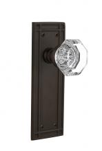 Nostalgic Warehouse 717283 - Nostalgic Warehouse Mission Plate Privacy Waldorf Door Knob in Oil-Rubbed Bronze
