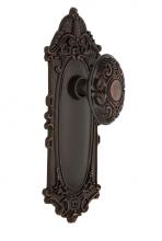 Nostalgic Warehouse 717959 - Nostalgic Warehouse Victorian Plate Privacy Victorian Door Knob in Timeless Bronze